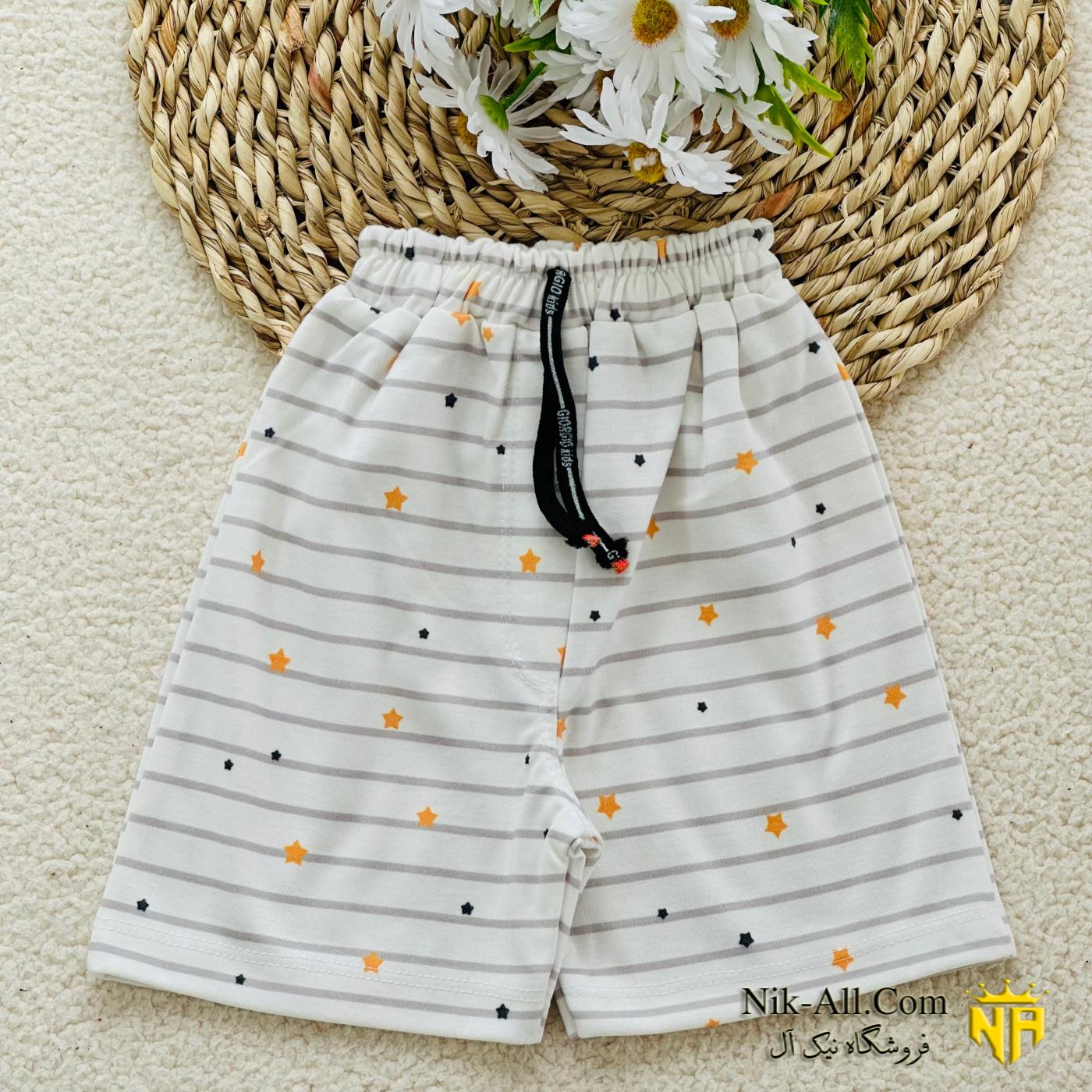 شلوارک پنبه ساده سایز 3