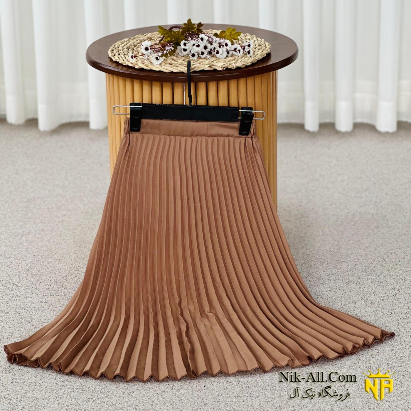 دامن پلیسه نسکافه ایی