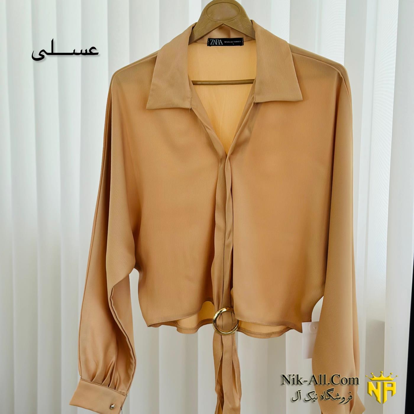 شومیز گره ای خفاشی