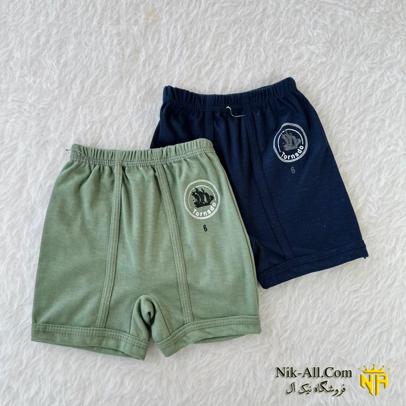 شورت پادار پسرانه سایز 8