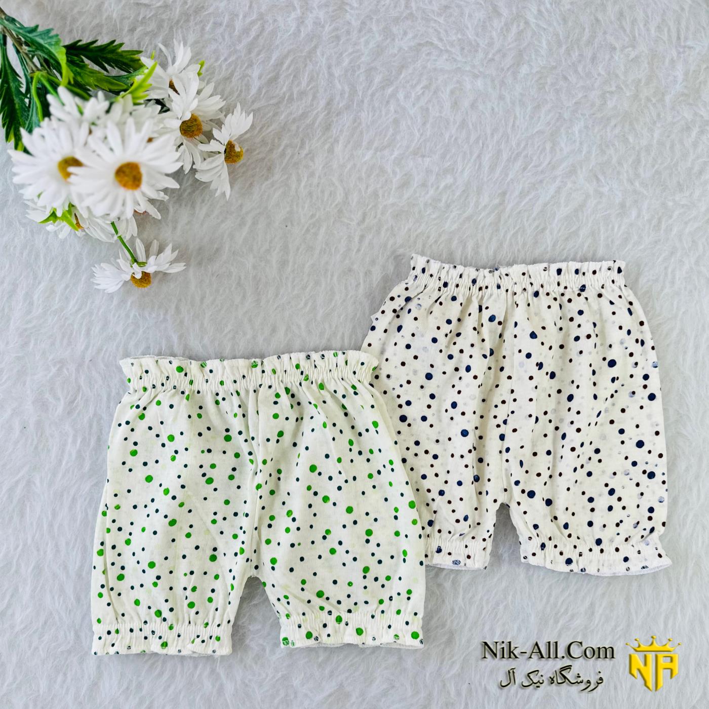 شورت دخترانه توپی پادار S