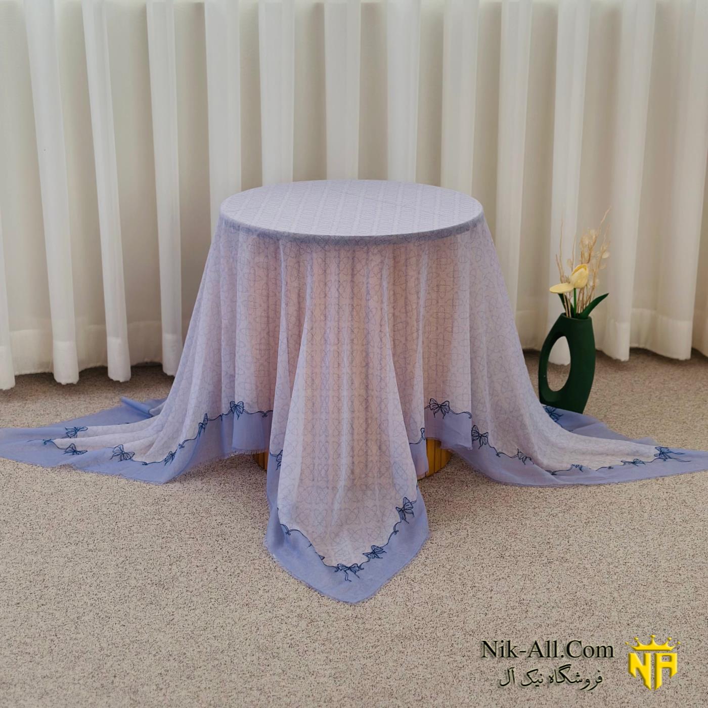 روسری ابریشمی پاپیونی 