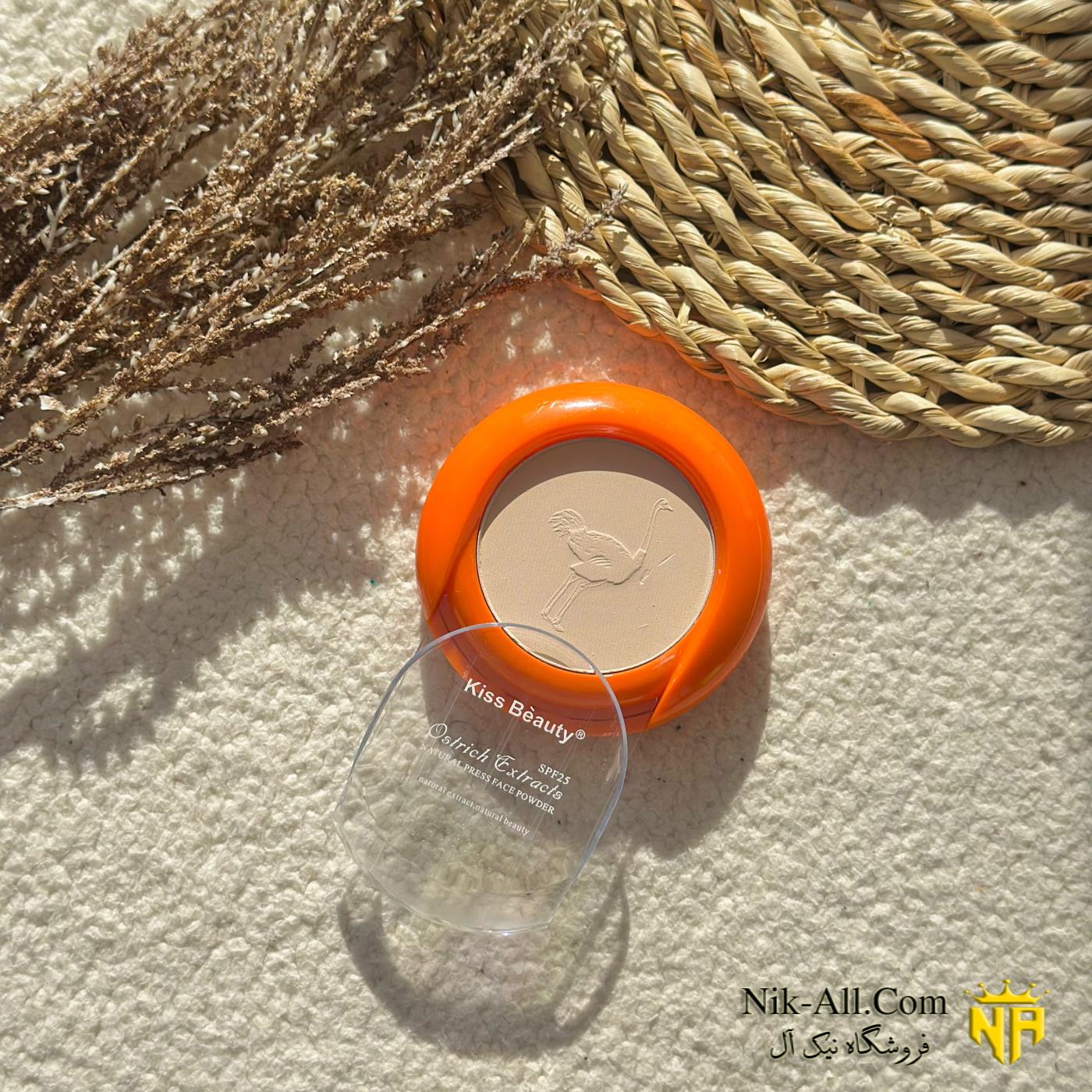 پنکک کیس بیوتی روغن شتر مرغ 