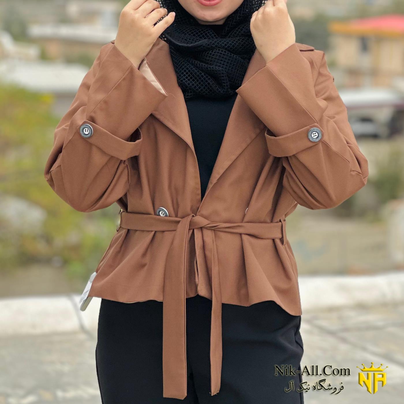 ترنچ کت کوتاه 