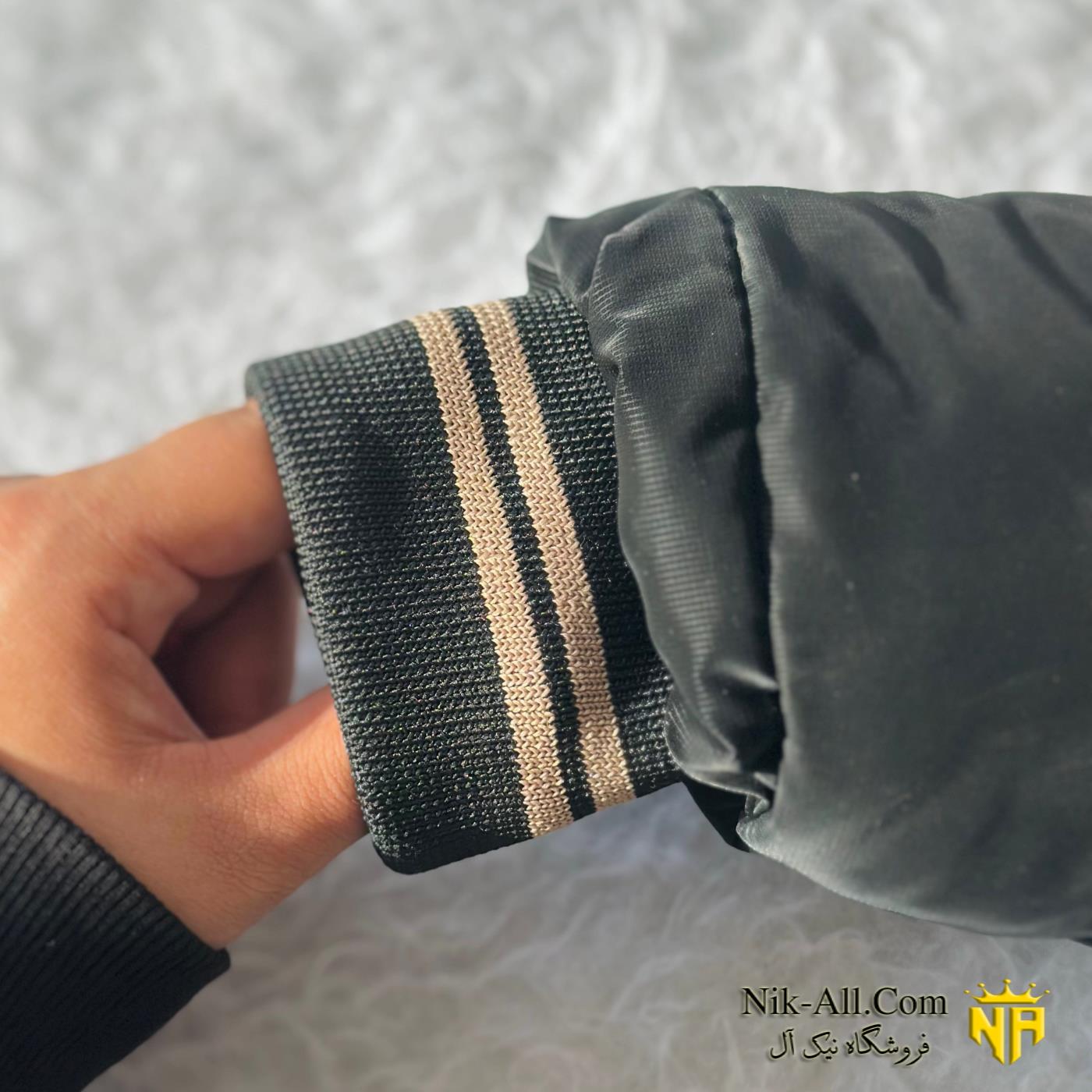 110 کاپشن سیلیکونی مشکی 