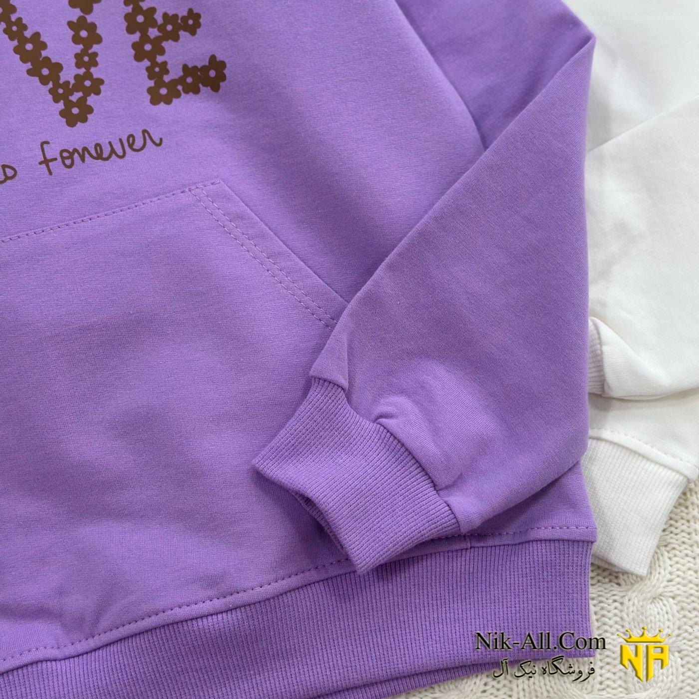 هودی LOVE  دخترانه سایز 45