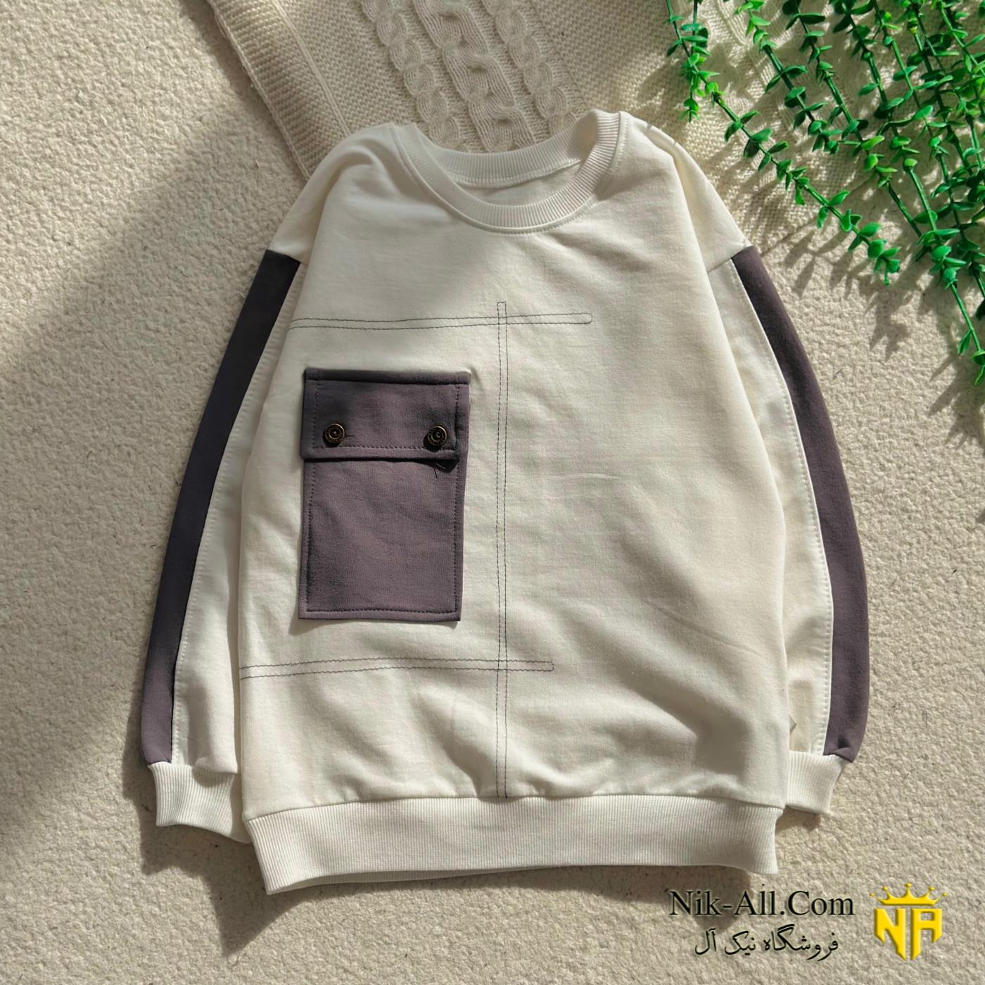 بلوز تک جیبدار سایز 60