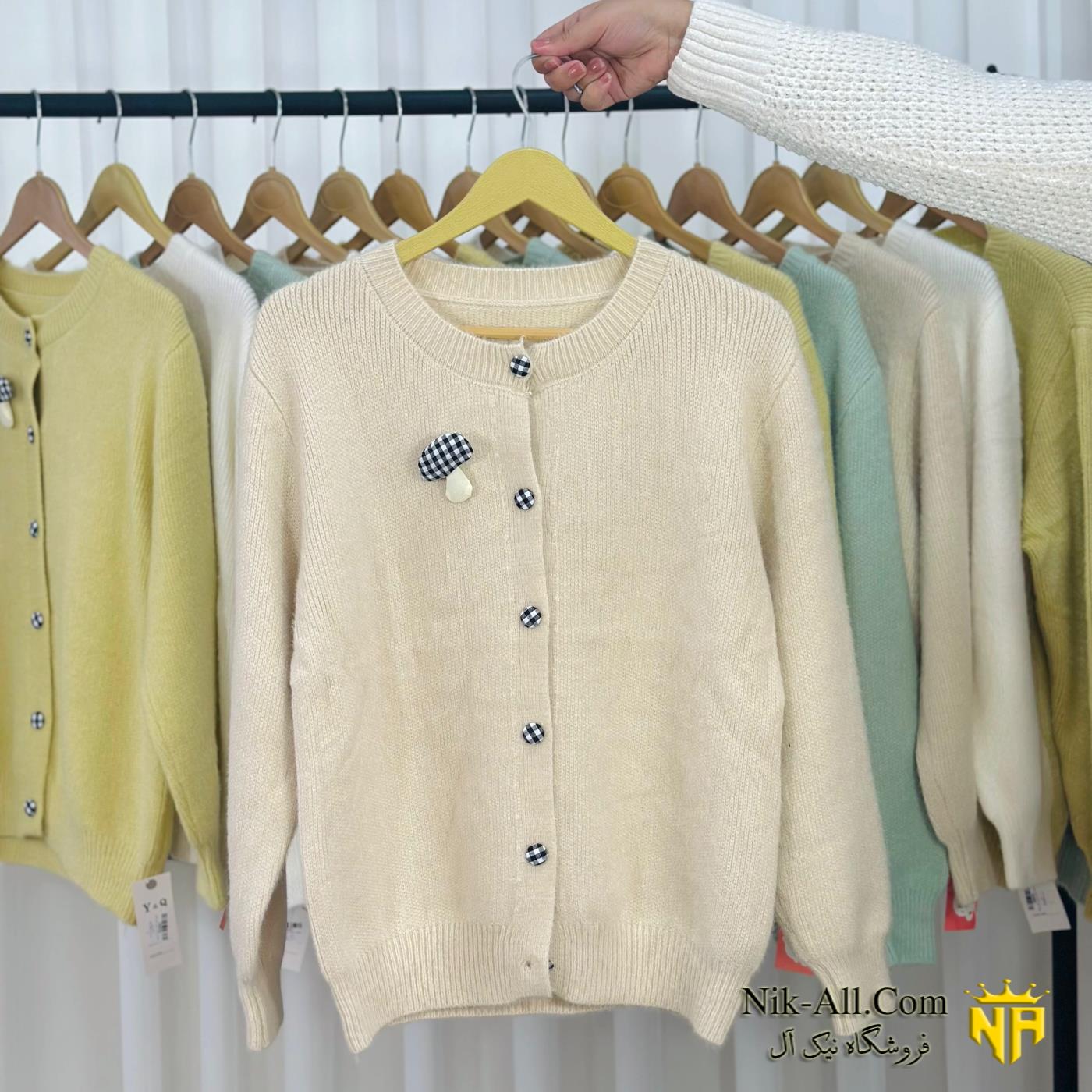 ژاکت حارجی طرح قارچ 