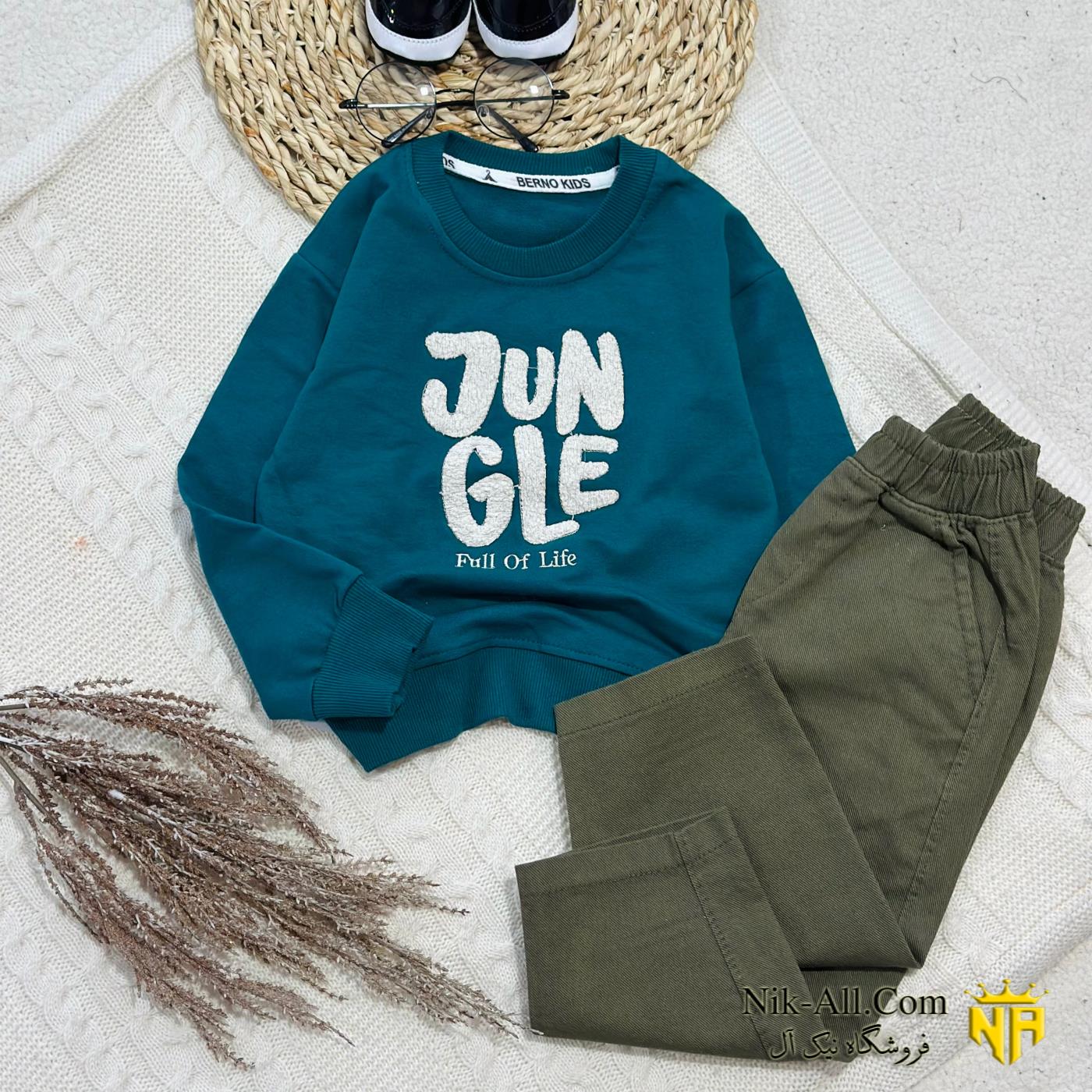 ست کتان گلدوزی لاتین سایز 40